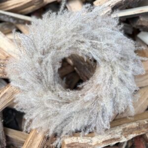 PIÓRKOWE ŹDŹBŁA wianek z puszystych traw