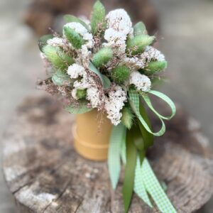 ZIELONE AKCENTY FlowerBox z suszonymi kwiatami