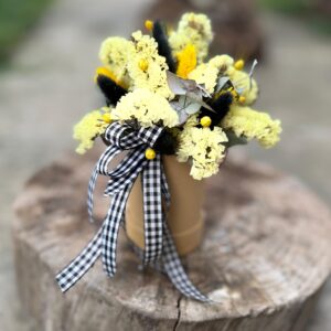 ŚWIATŁOCIEŃ FlowerBox z suszonymi kwiatami