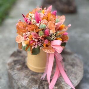 CUKIERKOWA SŁODYCZ FlowerBox z suszonymi kwiatami